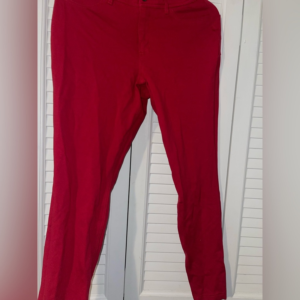 Women's Red Jeggings